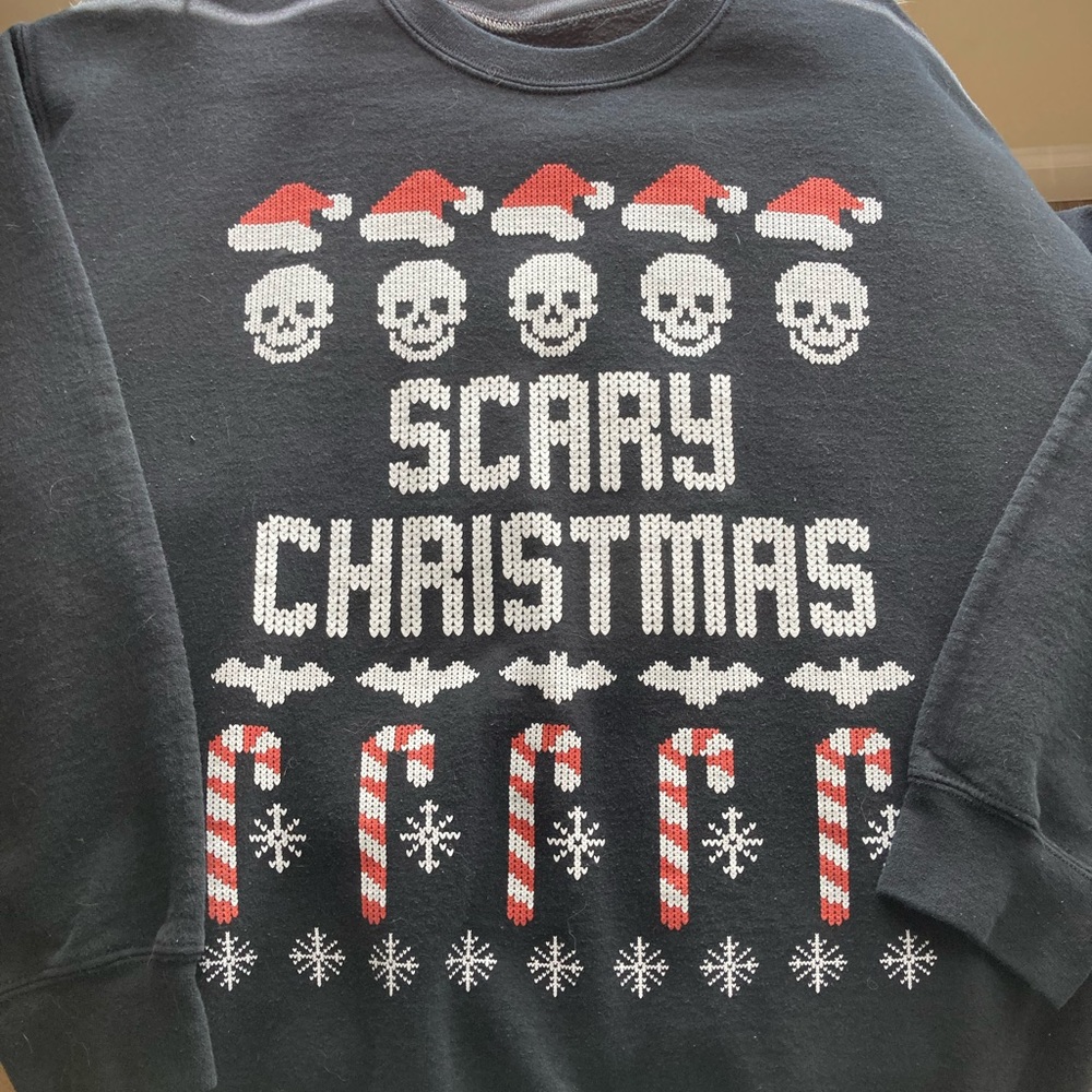 Cakworthy Scary Christmas Sweater Pullover
